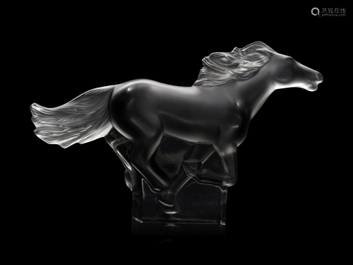 A Lalique Kazak Sculpture