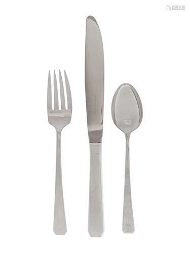 An American Silver Flatware Service