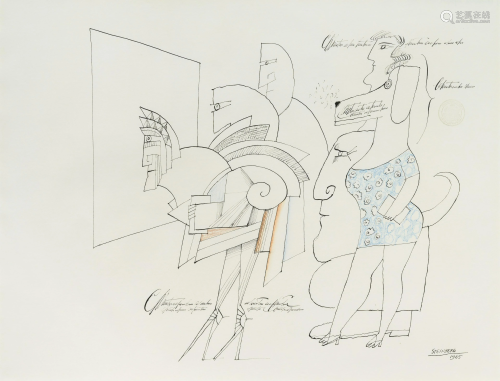 Saul Steinberg (American, 1914-1999) Conditioned
