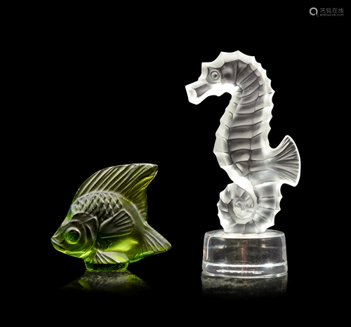 Two Lalique Figures