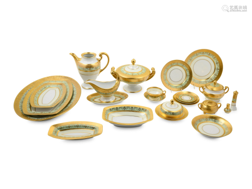 A Hutschenreuther Porcelain Dinner Service