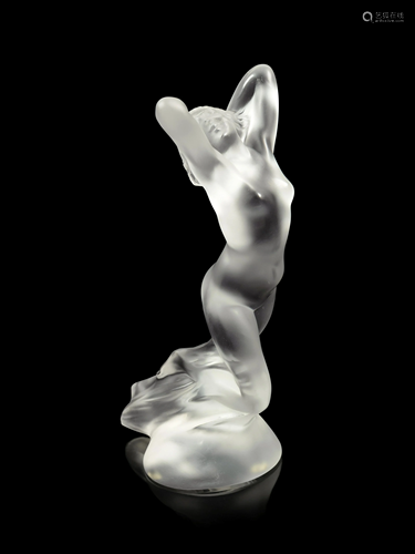 A Lalique Danseuse Bras Leves Figure