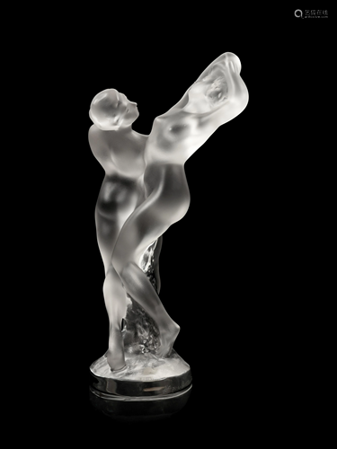 A Lalique Deux Danseuses Sculpture