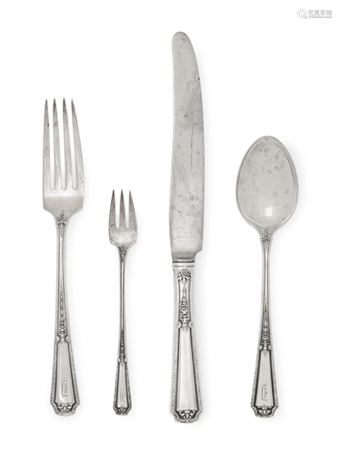 An American Silver Flatware Service