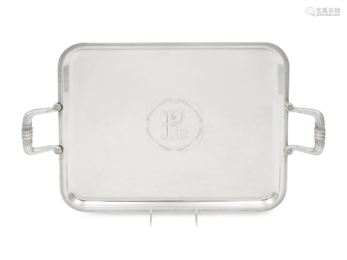 A Christofle Silver-Plate Serving Tray