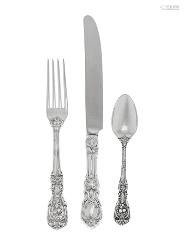 An American Silver Flatware Service