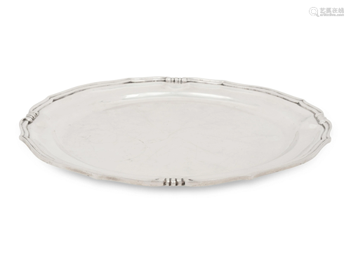 A Mexican Silver Tray