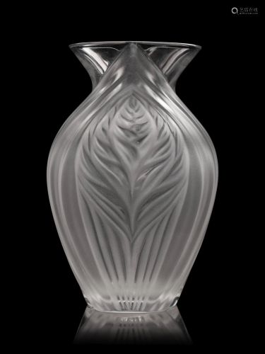 A Lalique Pavie Vase