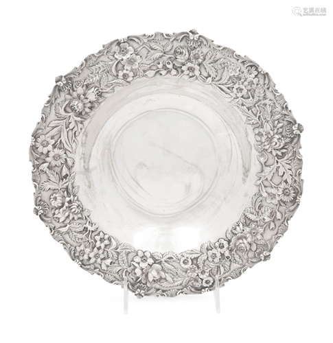 An American Silver Repousse Bowl