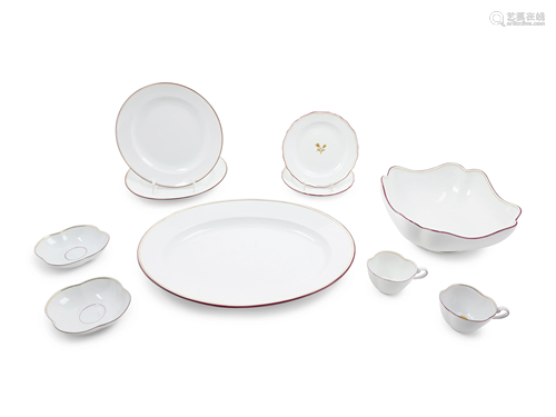 A Meissen Porcelain Luncheon Service