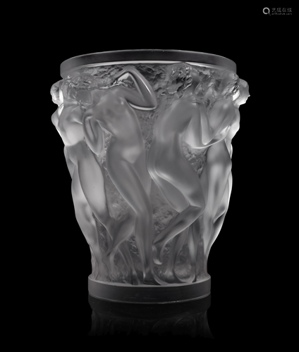 A Lalique Bacchantes Vase