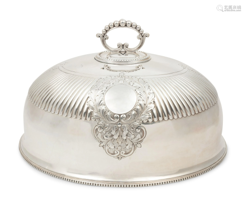 An English Silver-Plate Cloche