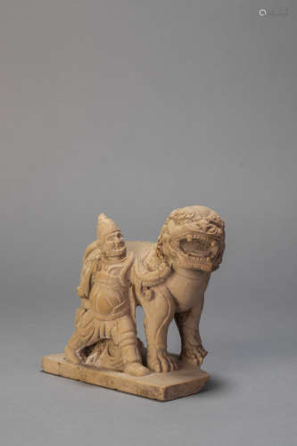 Ornament in human and lion form from Liao
