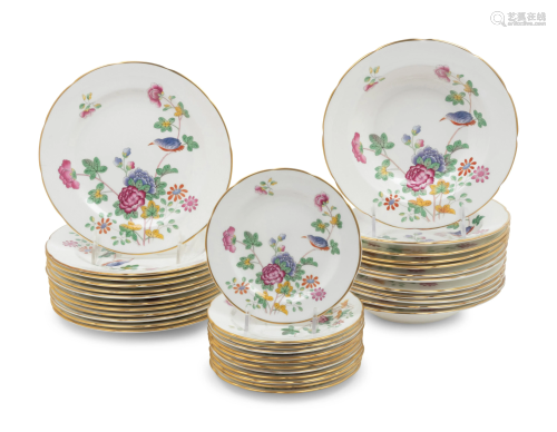 A Group of Wedgwood Cuckoo Porcelain Dinnerware