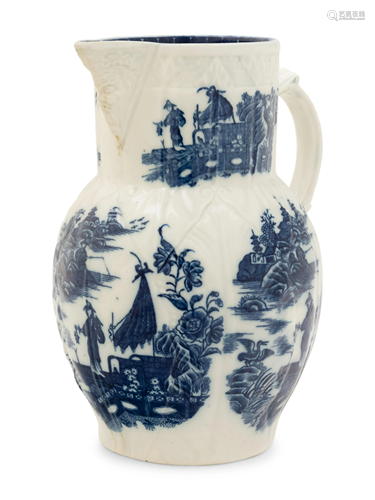 A Worcester Porcelain Pitcher