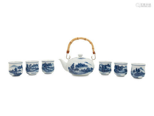 A Chinese Porcelain Tea Service