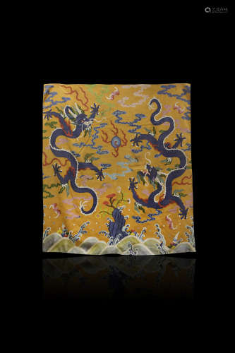 Embroider  With dragon pattern from Qing