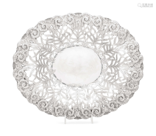 A Tiffany & Co. Silver Reticulated Bowl