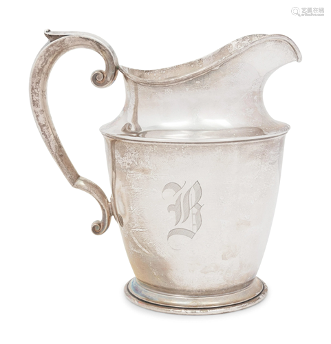 An American Silver Water Pitcher