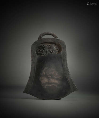 Ink stone in clock form from Qing