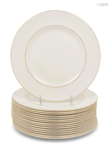 A Set of Sixteen Wedgwood Porcelain Plates