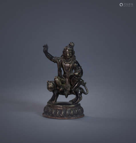 Copper buddhism sculpture from Ming