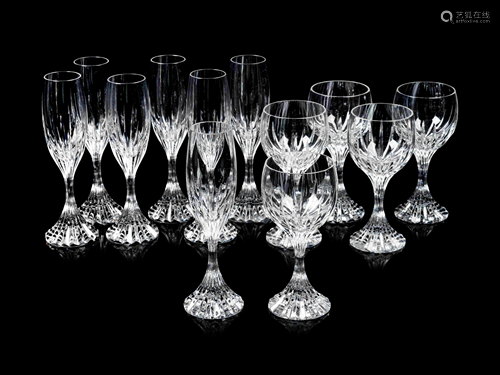 A Group of Baccarat Massena Stemware