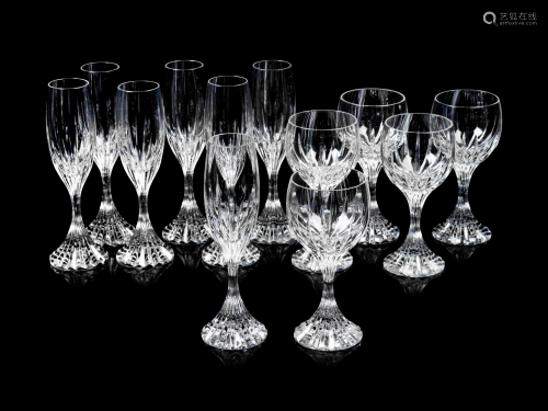 A Group of Baccarat Massena Stemware