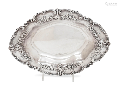 An American Silver Entree Dish