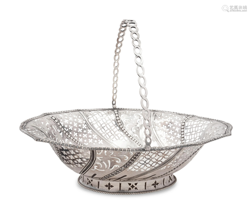 A George III Silver Centerpiece Basket