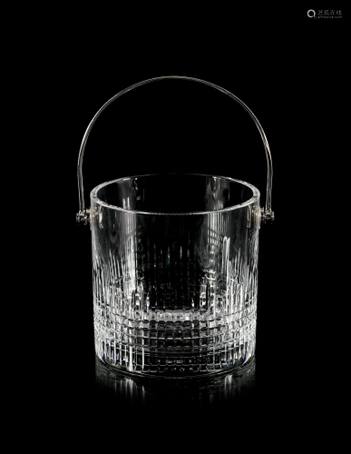 A Baccarat Glass Ice Bucket