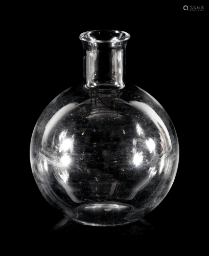 A Baccarat Glass Vase