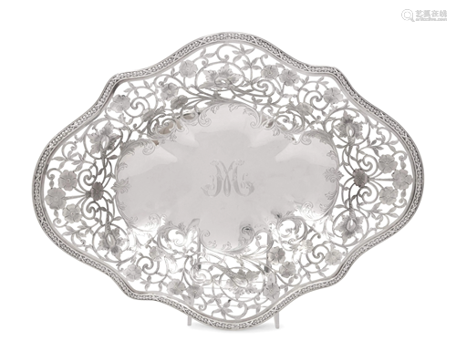 An American Silver Pierced Center Bowl