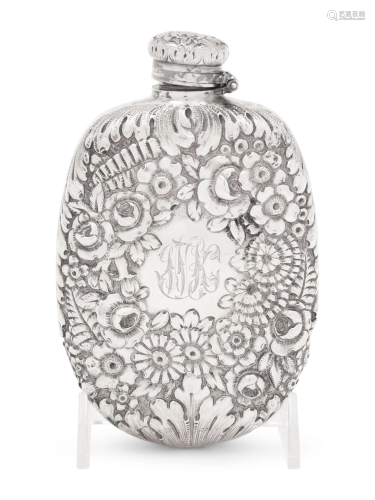 A Tiffany & Co. Silver Flask