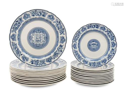 Twelve Wedgwood Salad Plates and Twelve Wedgwood Bread