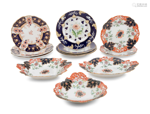 A Group of English Ironstone and Porcelain Table Wares