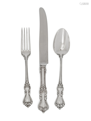 An American Silver Flatware Service