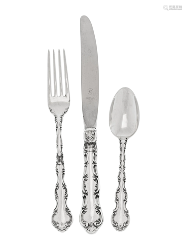 An American Silver Flatware Service