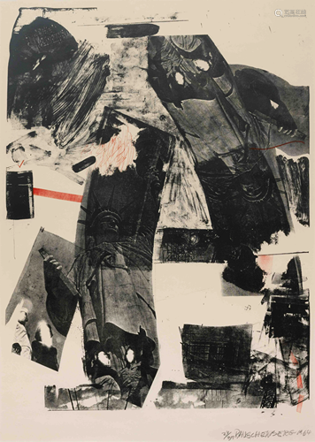 Robert Rauschenberg (American, 1925-2008) Front Roll,