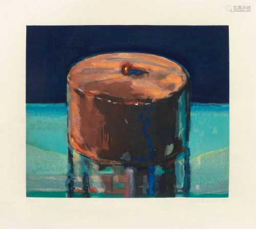 Wayne Thiebaud (American, b. 1920) Dark Cake, 1983