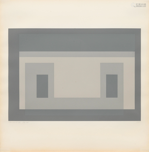 Josef Albers (American/German, 1888-1976) Variant III