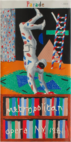 David Hockney (British, b. 1937) Parade (poster for the