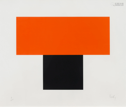 Ellsworth Kelly (American, 1923-2015) Red-Orange Over