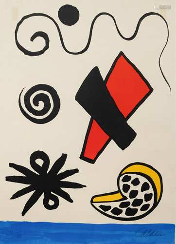 Alexander Calder (American, 1898-1976) Mer et