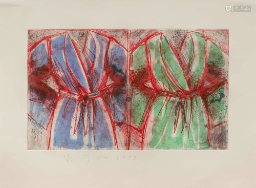 Jim Dine (American, B. 1935) Behind the Thicket, 1993