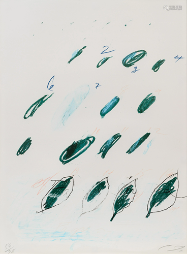 Cy Twombly (American, 1928-2011) Natural History Part