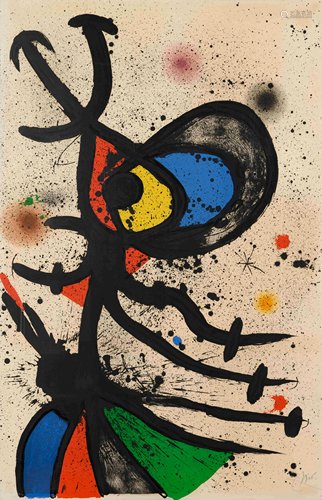 Joan Miro (Spanish, 1893-1983) La presidente