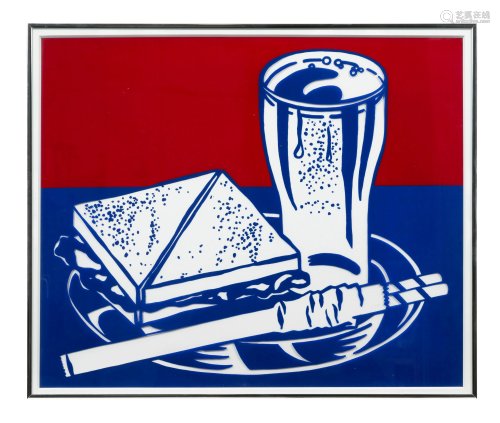 Roy Lichtenstein (American, 1923-1997) Sandwich & Soda