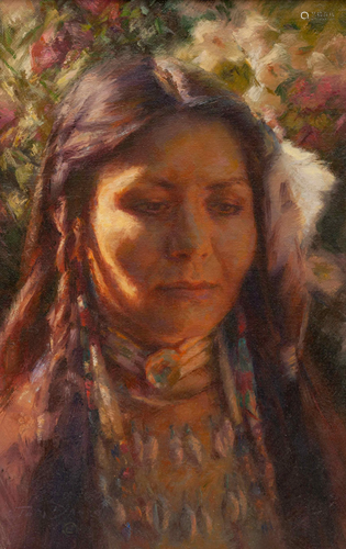 Tom Darro (American, b. 1946) Modern Sioux