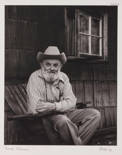 Ovak Arslanian (20th Century) Portrait of Ansel Adams,